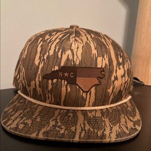 Brown Camouflage Snapback Hat